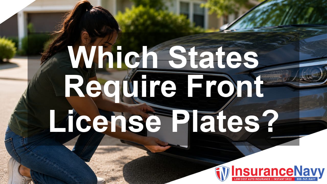 Which States Require a Front License Plate? 28 States + D.C.
